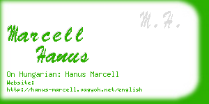 marcell hanus business card